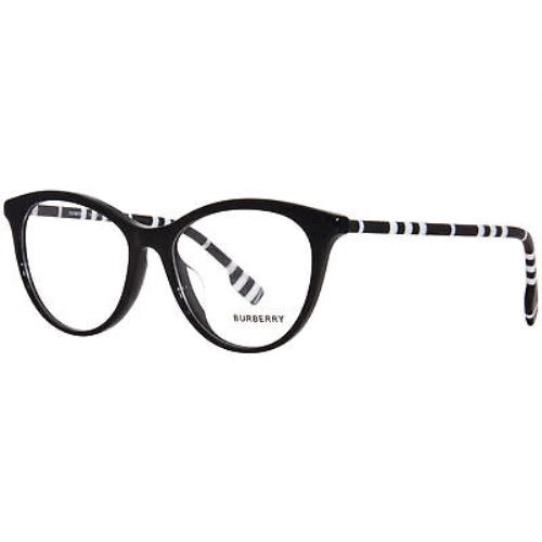 Burberry Aiden BE2325F 4007 Eyeglasses Frame Women`s Black Full Rim Cat Eye 53mm