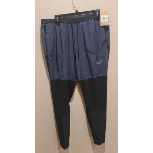 Nike Dri-fit Phenom Run Division Mens Running Pants Size XL Blue DD4878-437