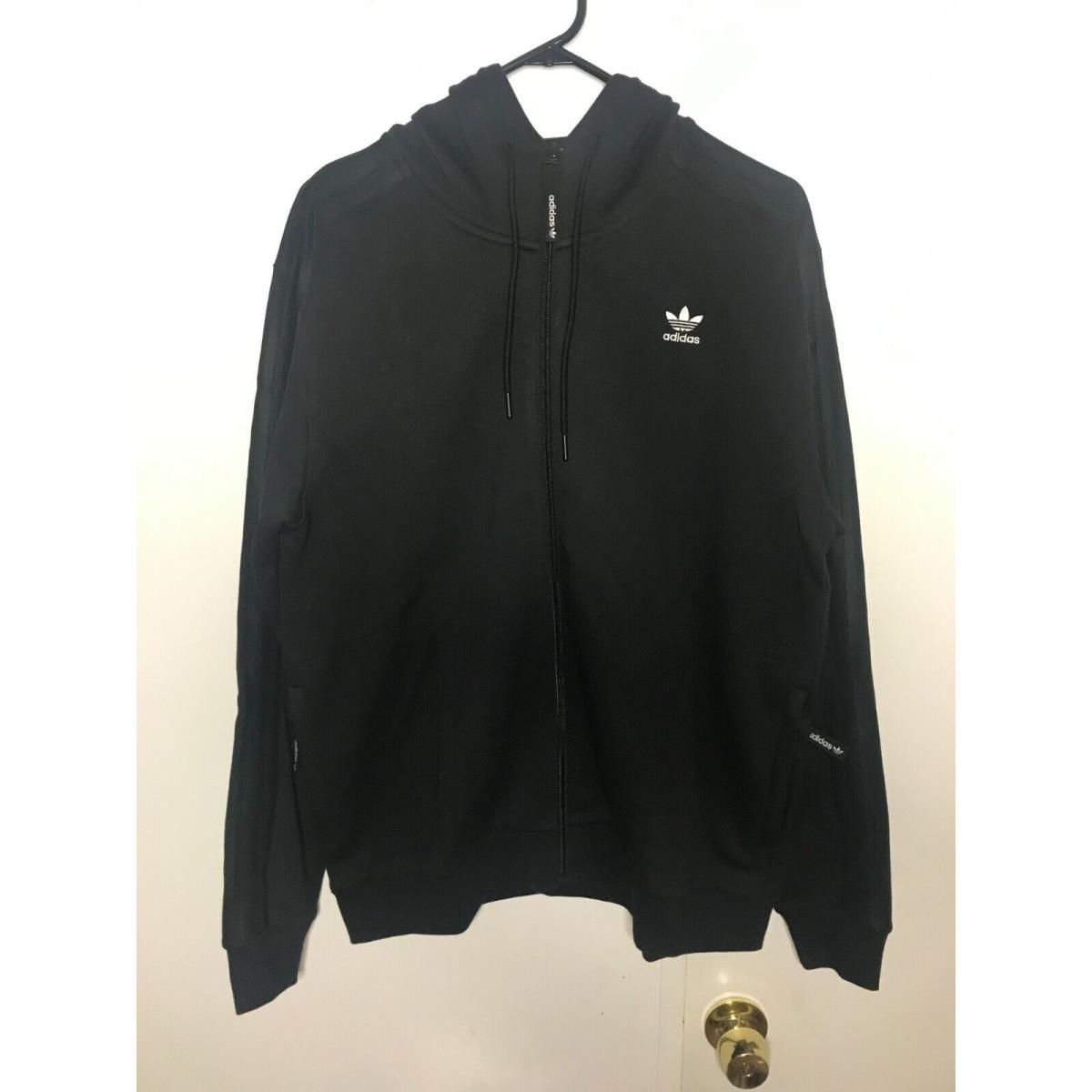 Adidas Originals PT3 Black Trefoil FZ Hoodie FM3700 Size M