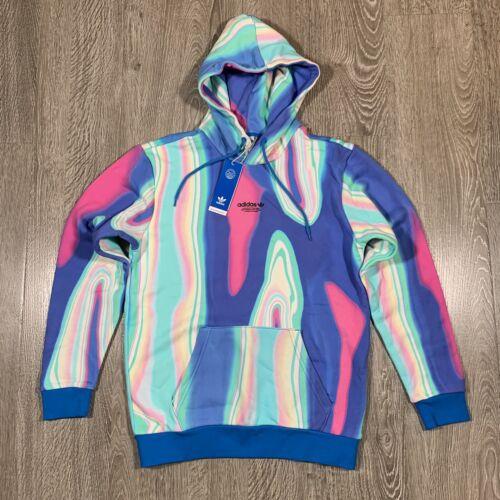 Adidas Hyperreal All Over Print Pullover Hoodie hk5142 Small