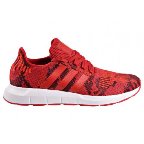 Adidas Swift Run Men`s Shoes Size 10 Scarlet/cloud White Red Camo BD7795 Rare