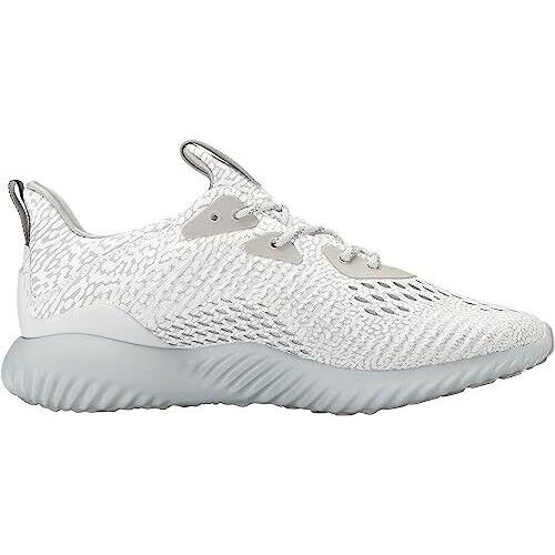 Adidas Womens Alphabounce Ams BW1132 White Low Top Sneaker Shoes Size 10 - White