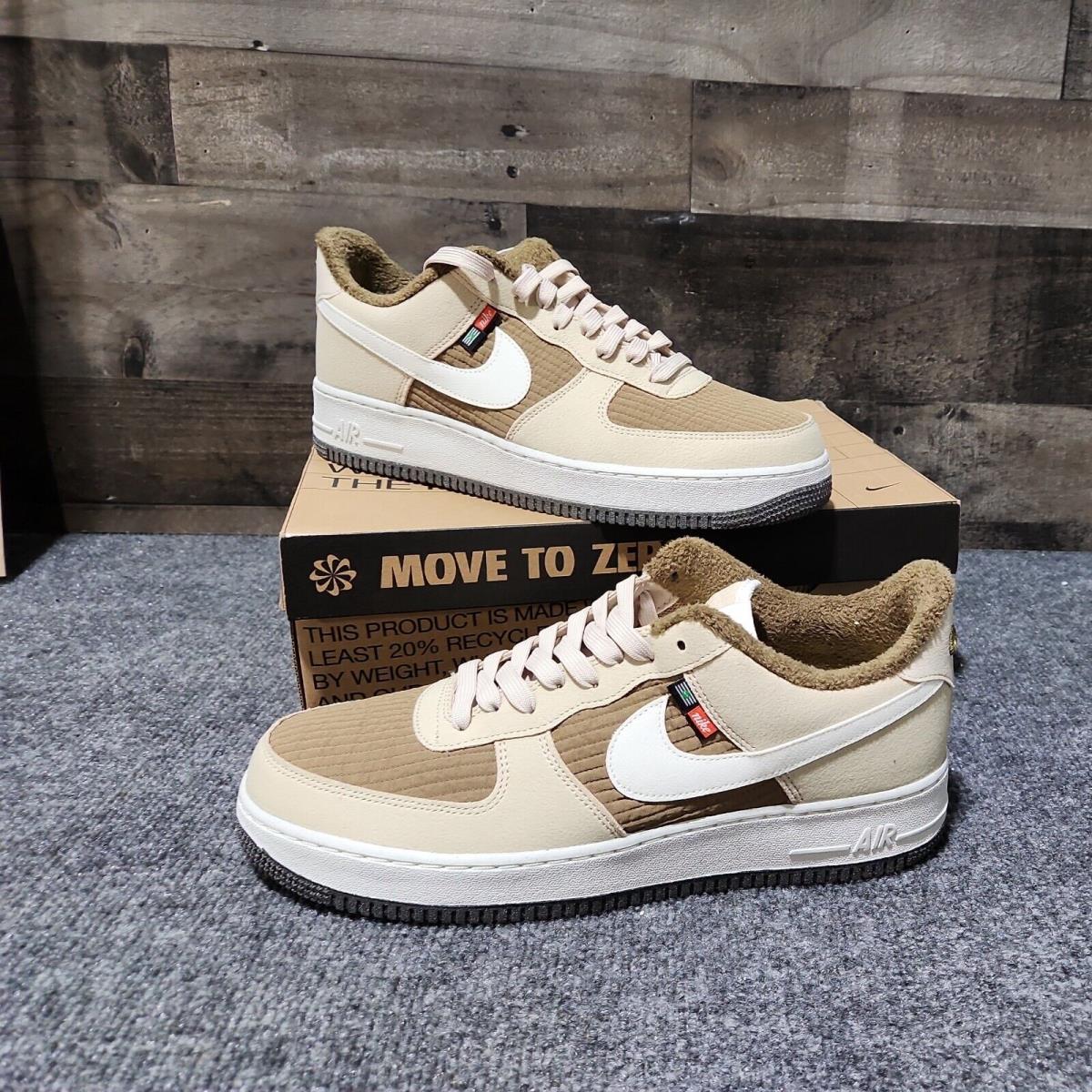 Nike Air Force 1 `07 LV8 Toasty Rattan Sail Brown Shoe DC8871-200 Sizes 12 - Rattan/Sail/Brown Kelp/Sail