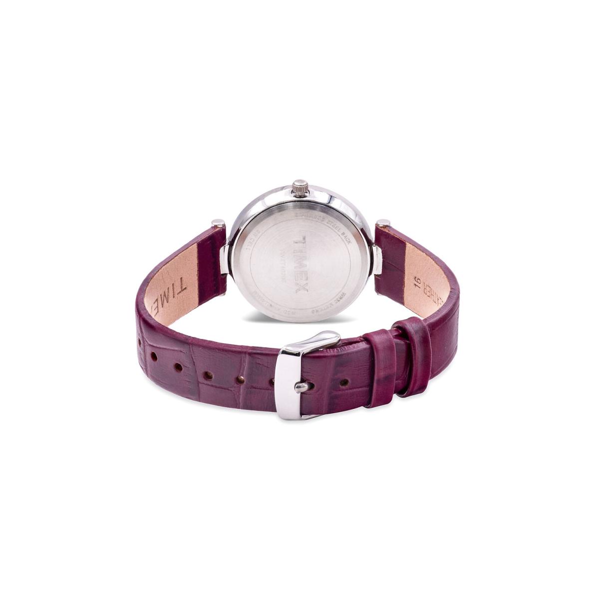 Timex Multifunction Leather Ladies Watch TW2T46200