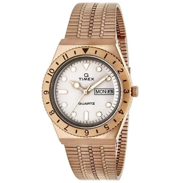 Timex Ladies TW2U95700 VQ Rose Gold Tone Watch w/ Mesh Band