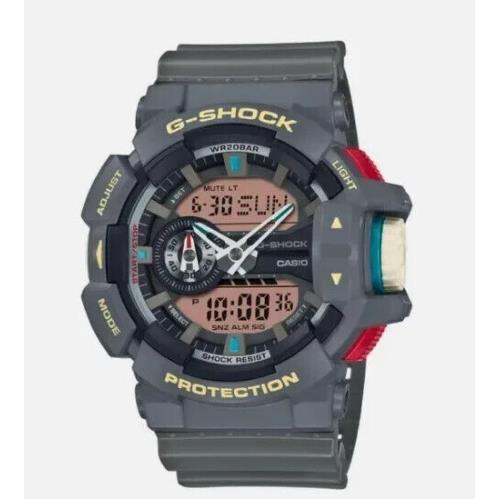 Casio G-shock Analog Digital Gray Resin Watch GA400PC-8A