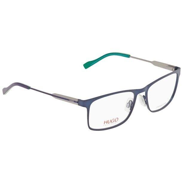 Hugo Boss Eyeglasses HG 0231 Fll 54mm Matte Blue Men`s Rx Ophthalmic Frame