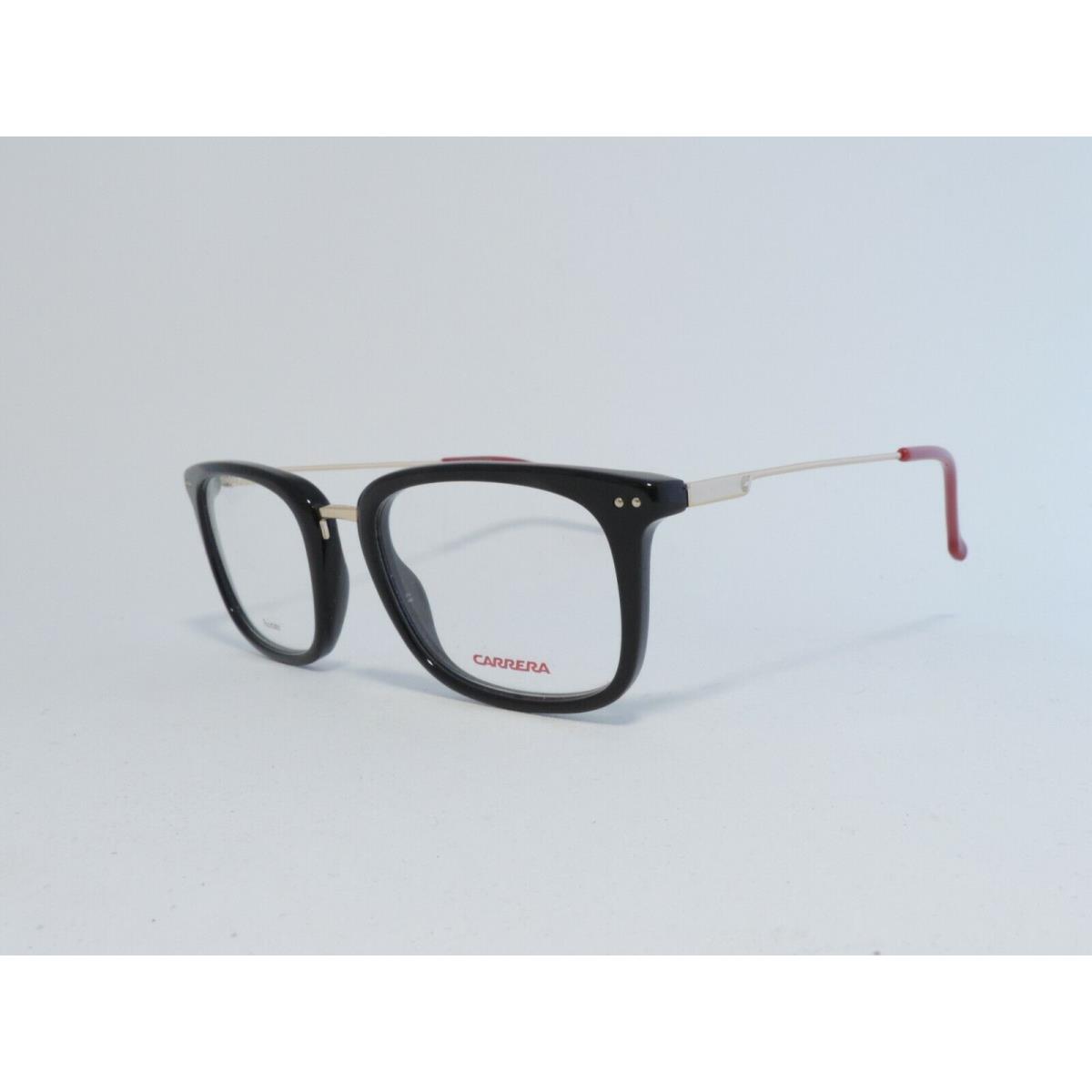 Carrera 2003T/V Acetate Eyeglass Frames 807 Black Gold Red 47-19-135