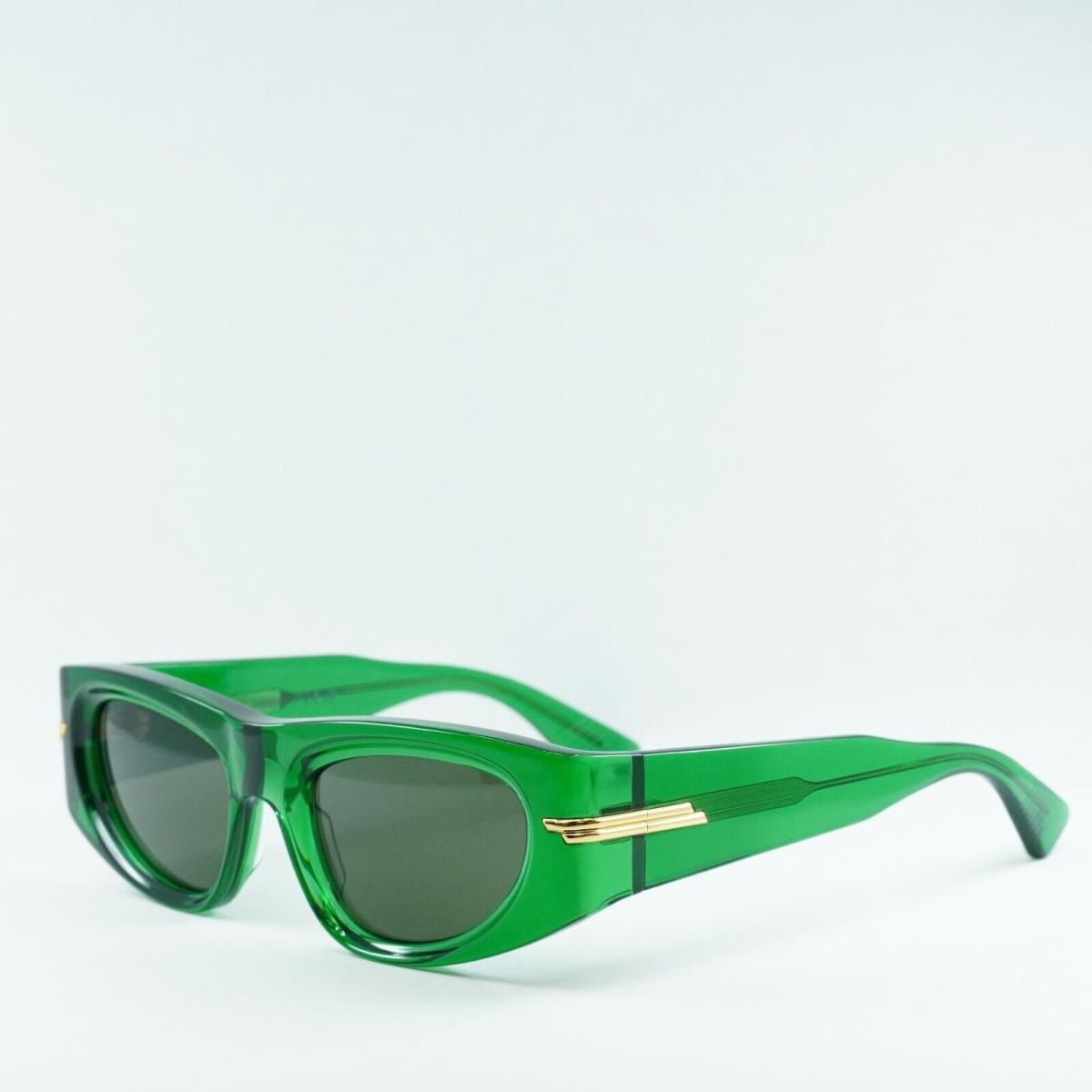 Bottega Veneta Green Square Unisex Sunglasses BV0151S 004