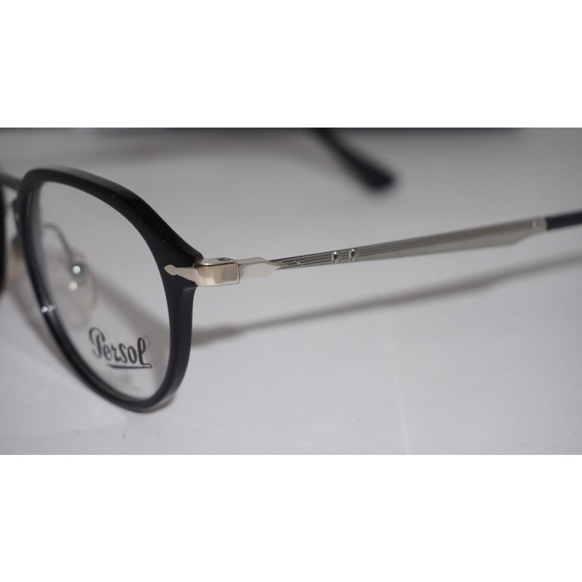 Persol eyeglasses  - Black Silver, Frame: Black Silver 1