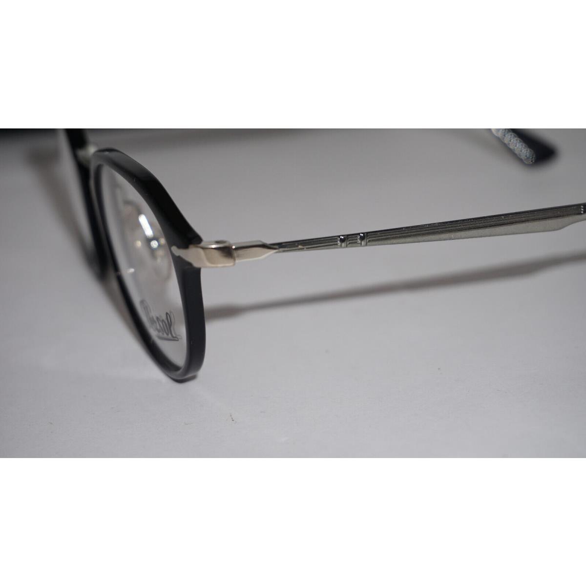 Persol eyeglasses  - Black Silver, Frame: Black Silver 2