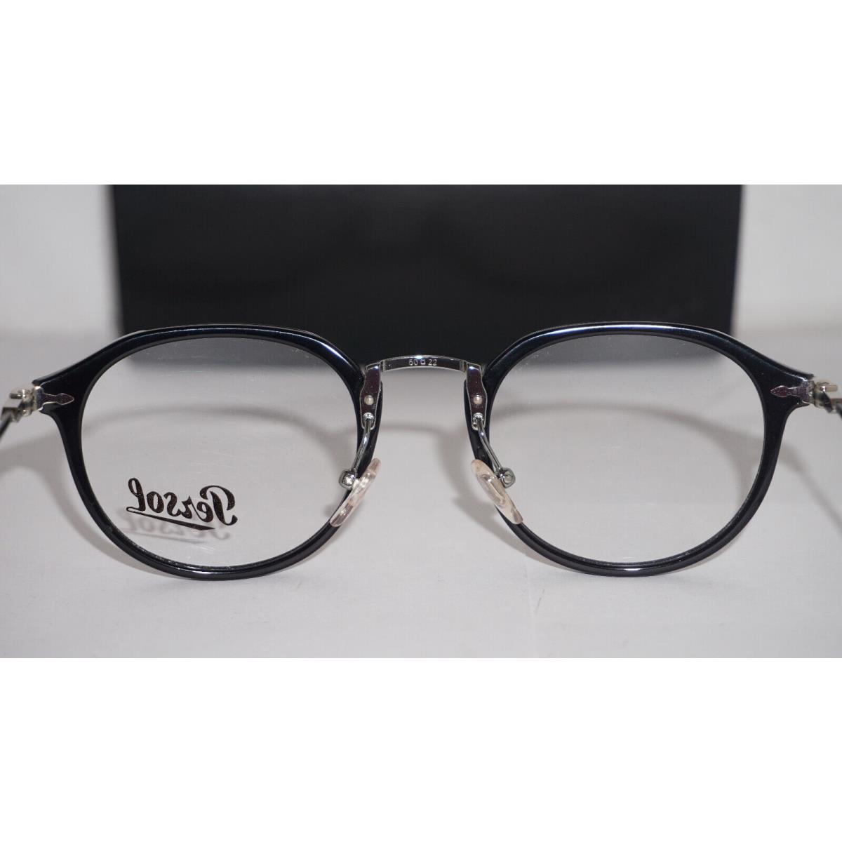 Persol eyeglasses  - Black Silver, Frame: Black Silver 6