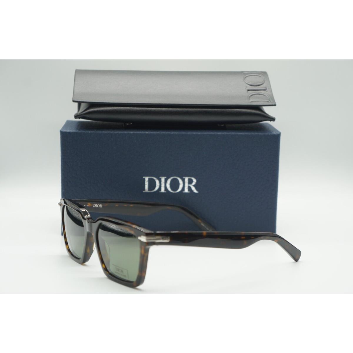 Christian Dior Blacksuit S31 20C0 Havana Green Sunglasses 54-17