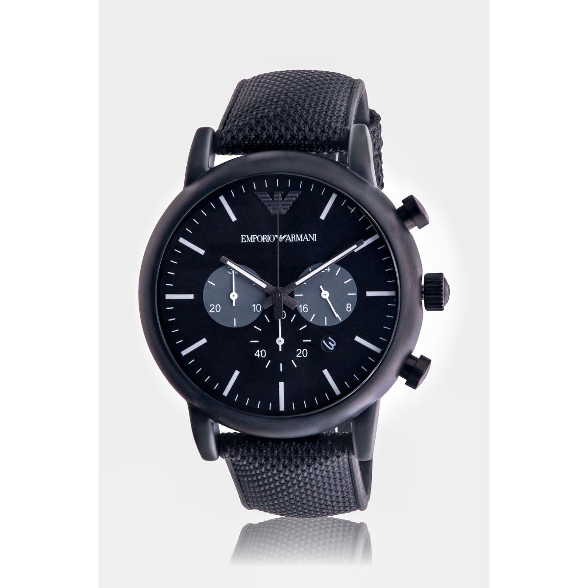 Emporio Armani Silicone Chronograph Mens Watch AR11450