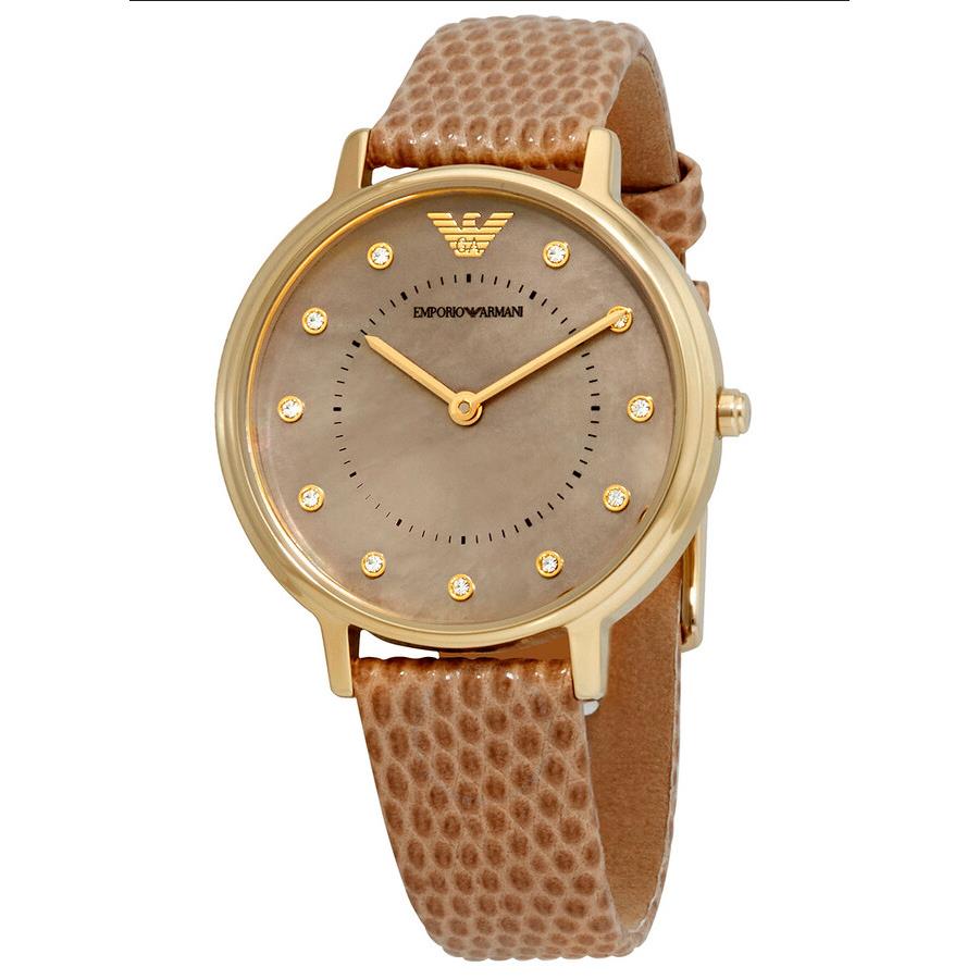 Emporio Armani Mother of Pearl Dial Women`s Watch AR11151 Ships Today