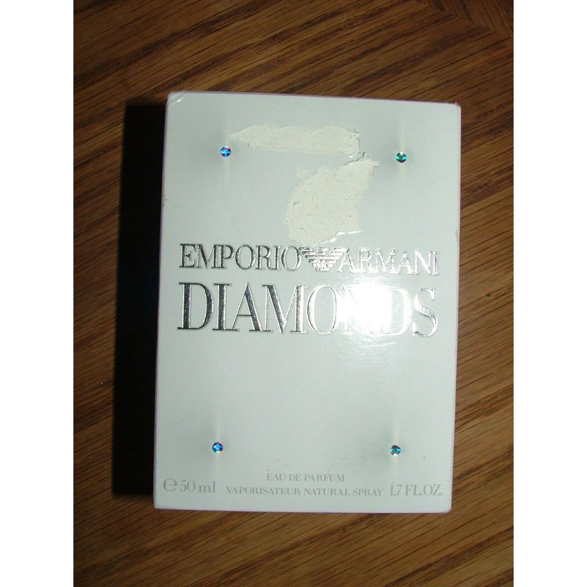 WB Emporio Armani Diamonds Eau De Parfum Perfume 1.7 oz Made IN France 540