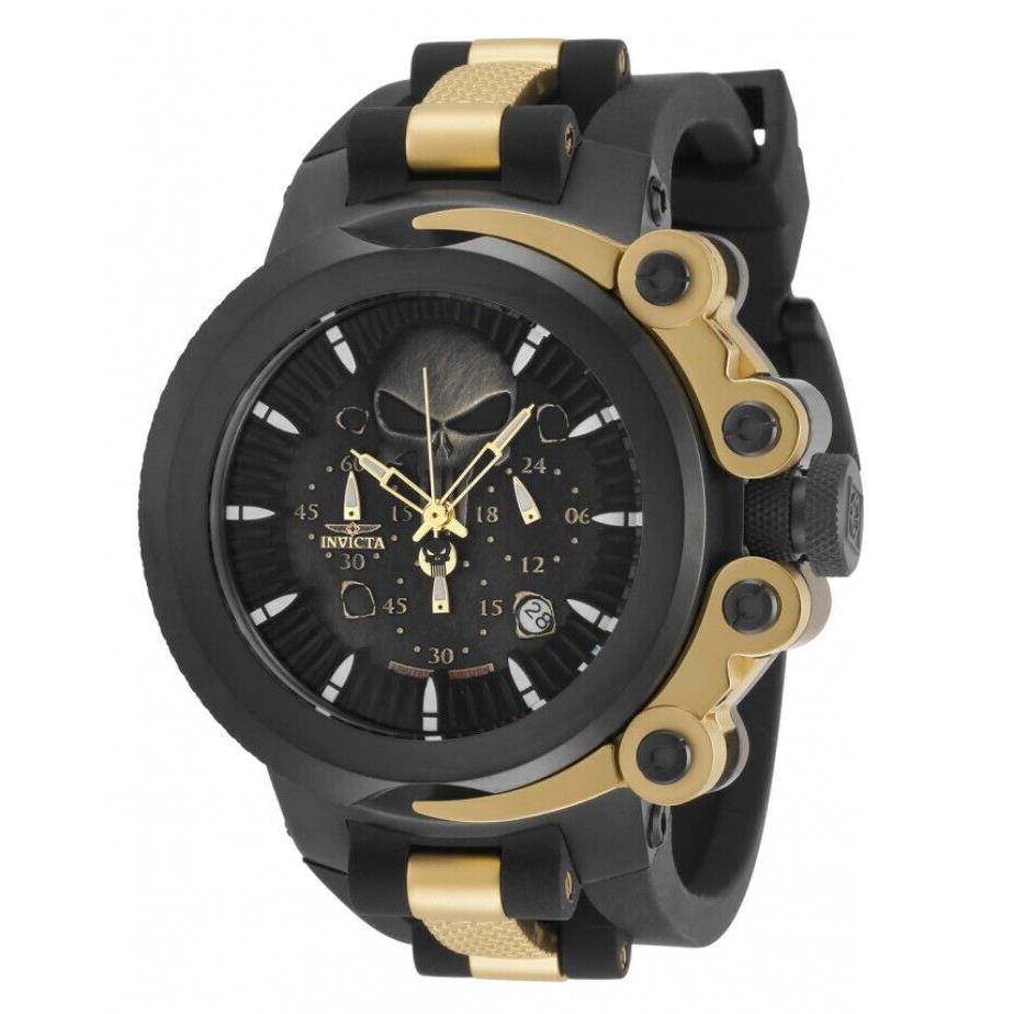 Invicta Marvel Punisher Men`s 55mm Coalition Trigger Limited Ed Watch 34654