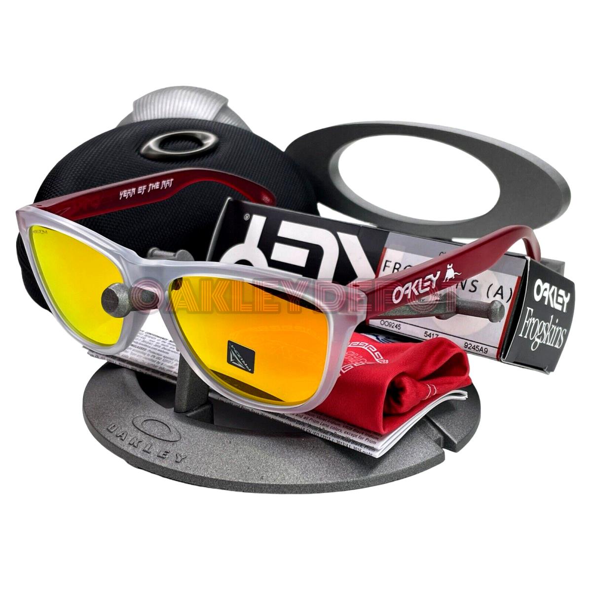 Oakley Frogskins 09245 Year OF The Rat/prizm Ruby Asian Fit Sunglasses 154