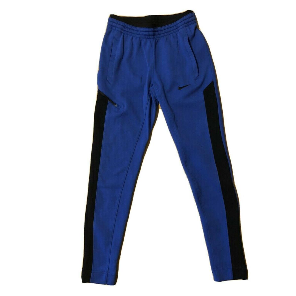 Nike Women`s Basketball Jogger Taper Pants Blue Black Size L 930767-493