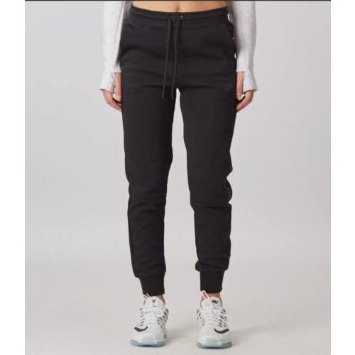 Nike Tech Fleece Women`s Jogger Sweatpants Sportswear Active Black 683800 Xsmall