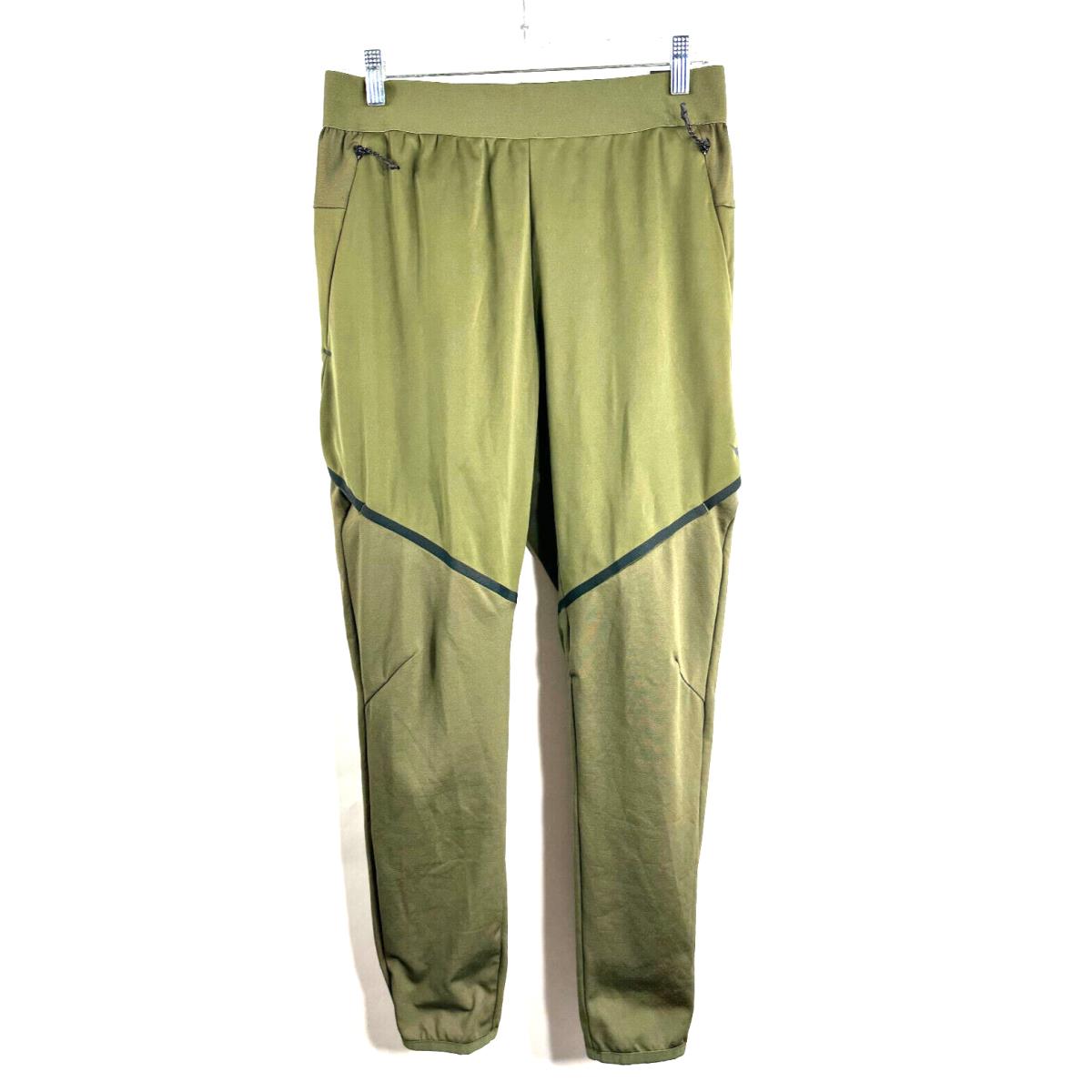 Nike Dri-fit Training Pants Olive Black Men s Size Medium 927360-395