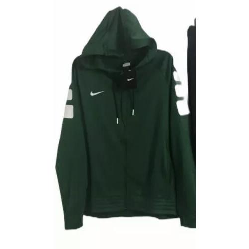 Nike Elite Women Full Zip Hoodie Green/white Size 2XL