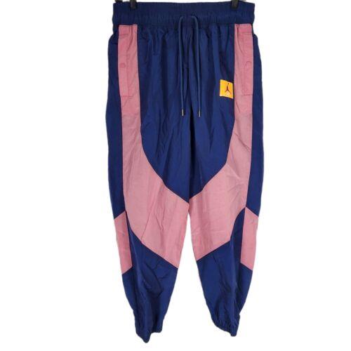 Nike Jordan Women`s Size L Blue Pink Jogger Loose Fit Pants