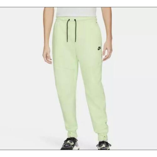 Nike Tech Fleece Jogger Pants Sweatpants Liquid Lime Green CU4495-383 Men`s Xxl