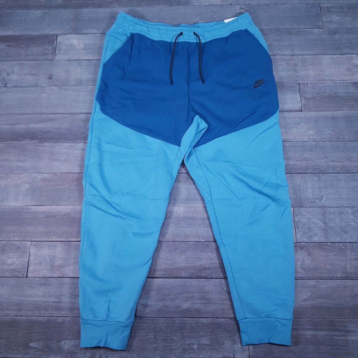 Nike Sportswear Tech Pack Fleece Slim Fit Tapered Joggers Men Size 3XL Blue
