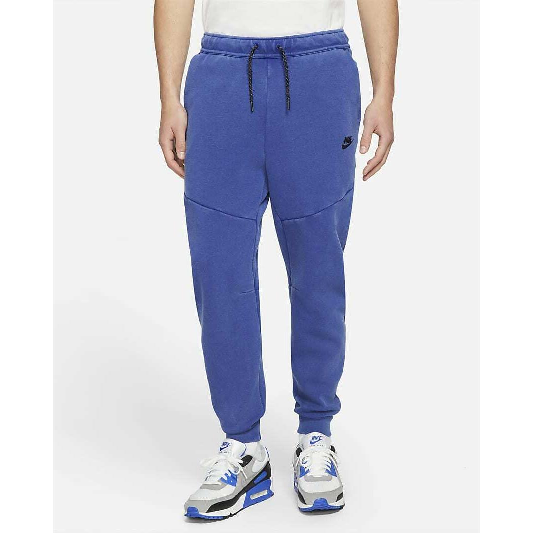 Nike Sportswear Tech Fleece Washed Joggers Men s SZ Medium Blue CZ9918-455