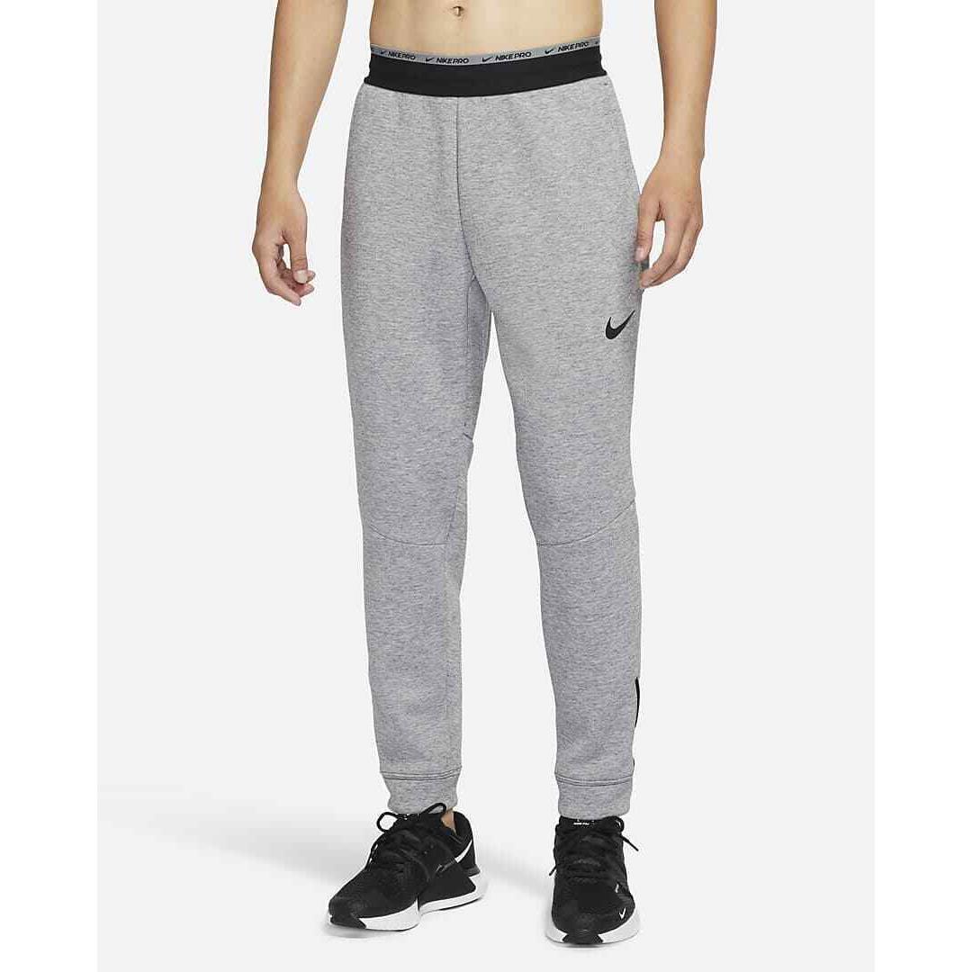 Nike Pro Therma-fit Fleece Training Pants Men s Grey SZ XL DD1880-068