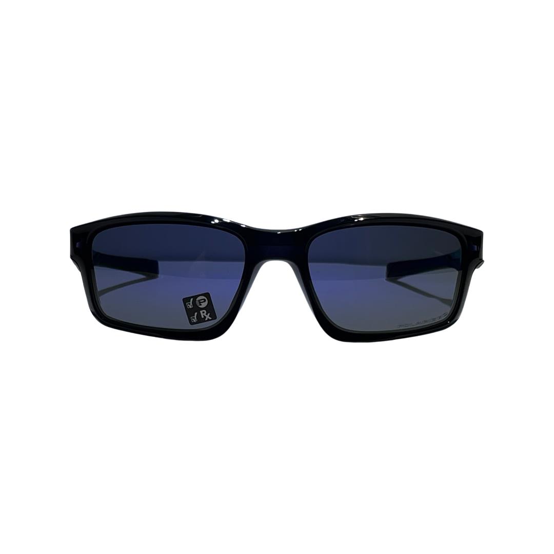 Oakley Chainlink Golf Sport Wrap Sunglasses Black Polarized Lens 0009247 - Black Frame, Black Lens