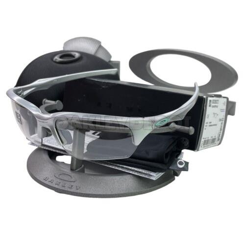 Oakley Flak Beta 09372 Silver/clear Black Photochromic A Fit Sunglasses 198 - Frame: Silver, Lens: BLACK/CLEAR