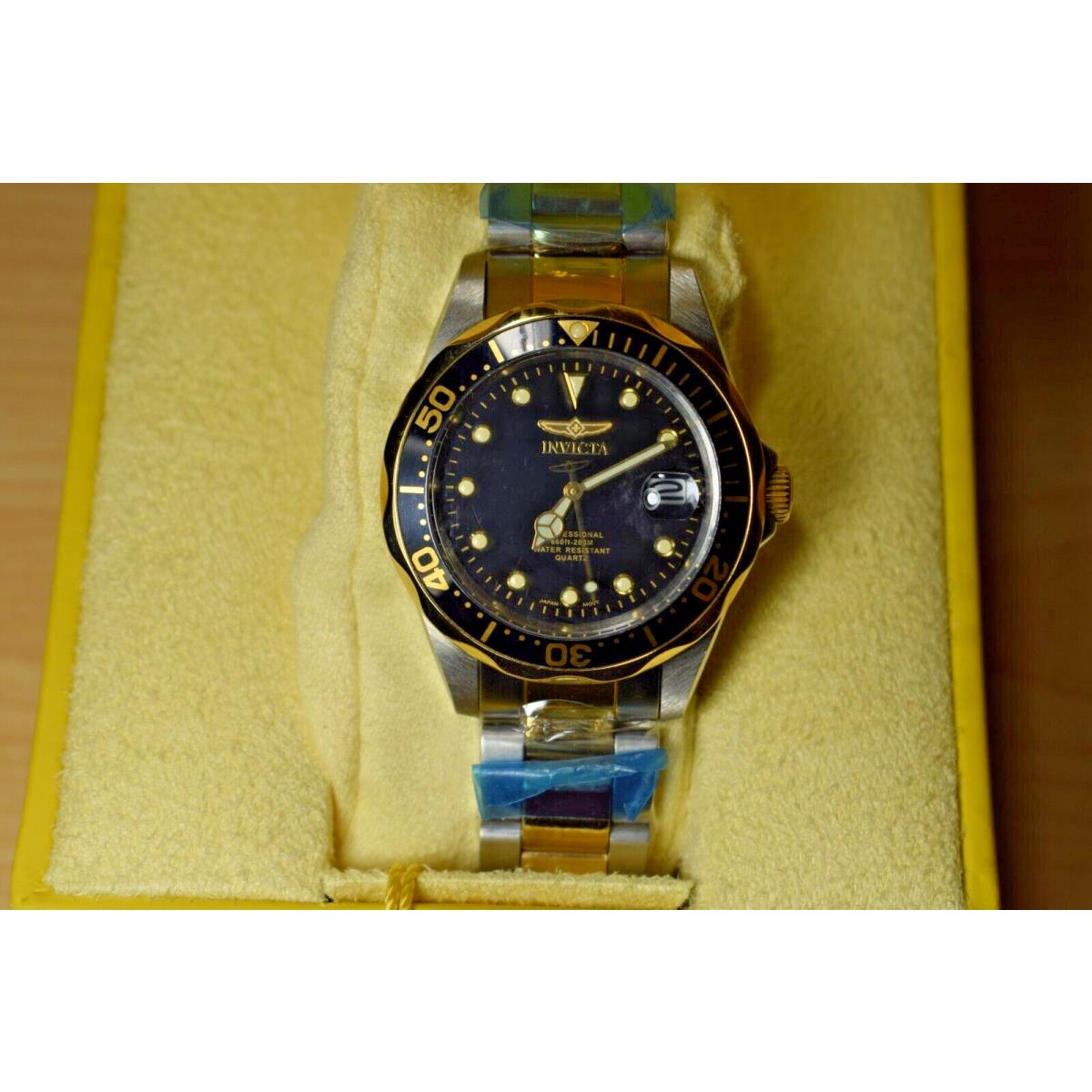 Invicta Pro Diver Black Dial Two-tone Men`s Watch