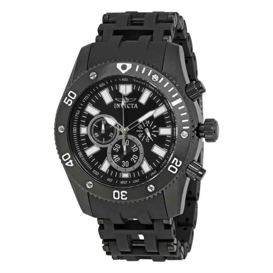 Invicta Sea Spider Chronograph Black Dial Men`s Watch 14862