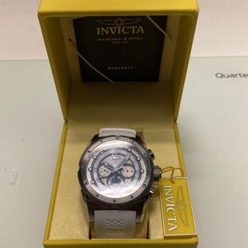 Invicta Speedway Men`s 50mm Arctic Ice Mop Dial Chronograph Watch 20310