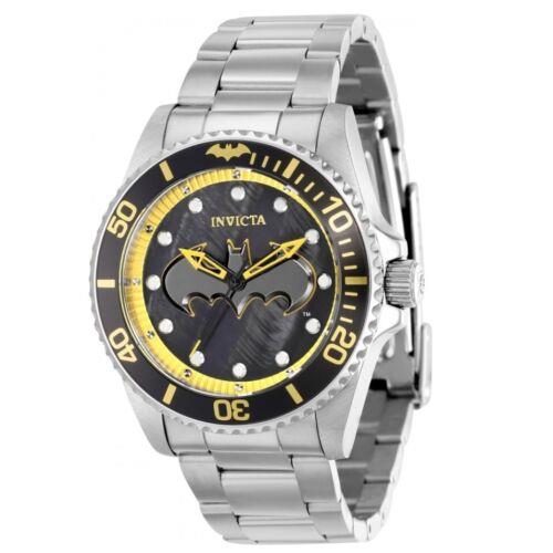 Invicta DC Comics Batman Women`s 38mm Black Pearl Limited Edition Watch 36383