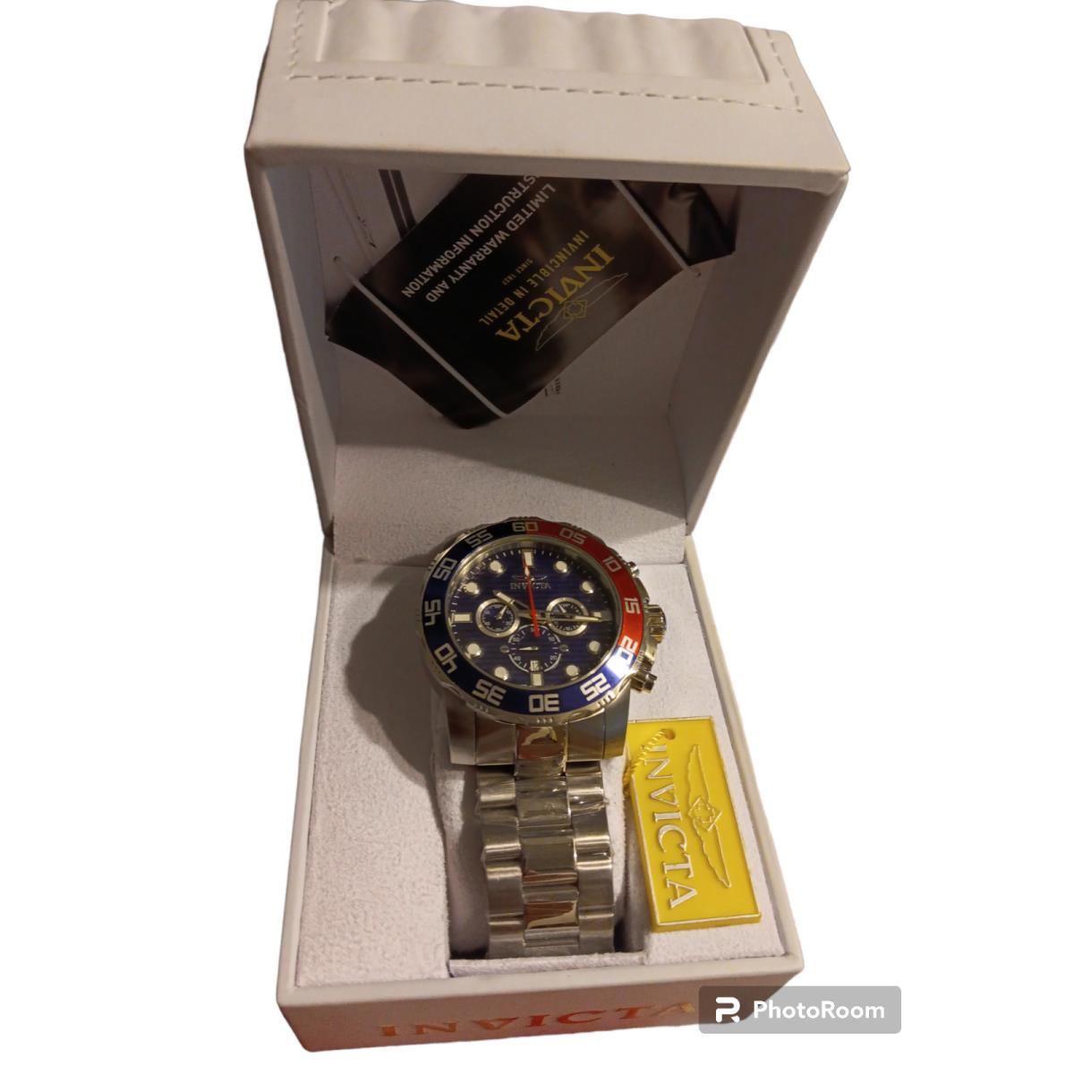 Invicta Pro Diver Scuba Men`s 50 Stainless Steel Quartz Watch