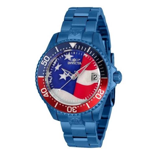 Invicta Pro Diver Automatic Womens 38mm Stars and Stripes Limited Ed Watch 32225