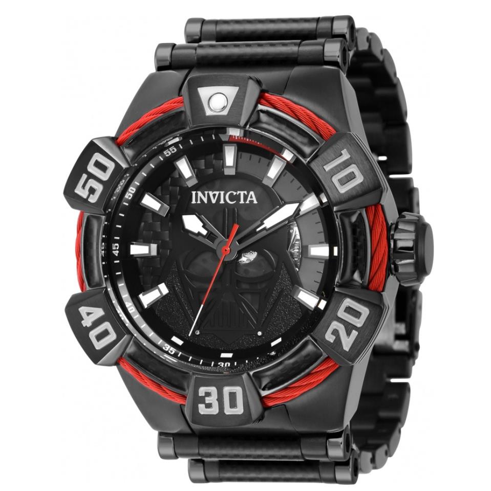 Invicta Star Wars Darth Vader Automatic Men`s 52mm Carbon Limited Watch 40605