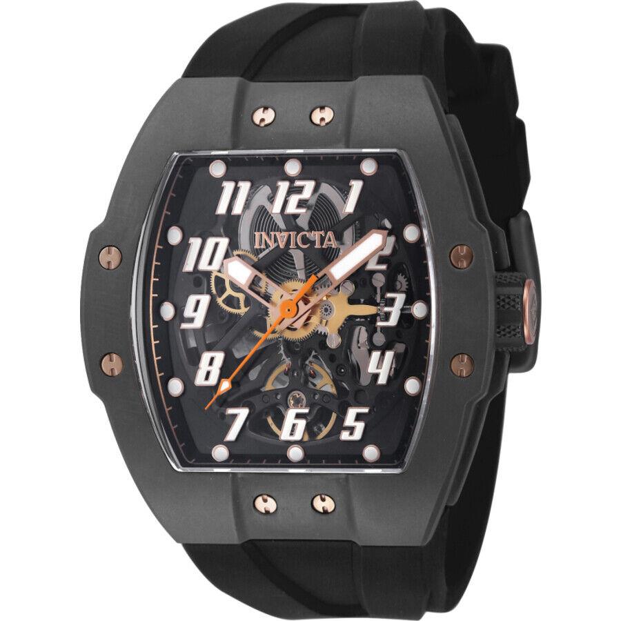Invicta JM Correa Titanium Automatic Black Dial Men`s Watch 44404