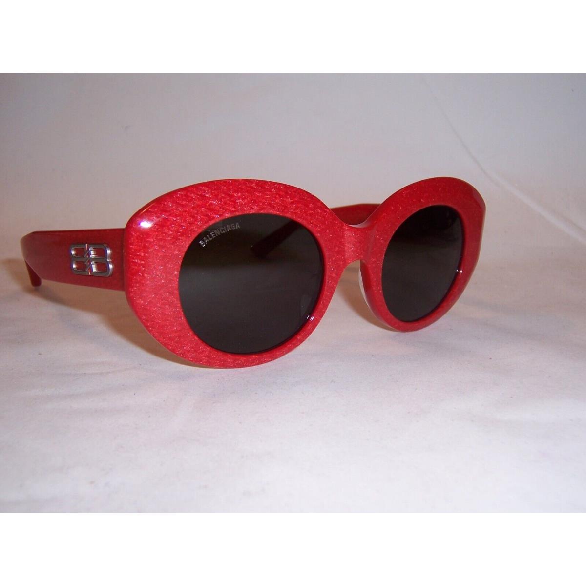 Balenciaga Sunglasses BB 0235S 003 Red/gray 52MM 0235