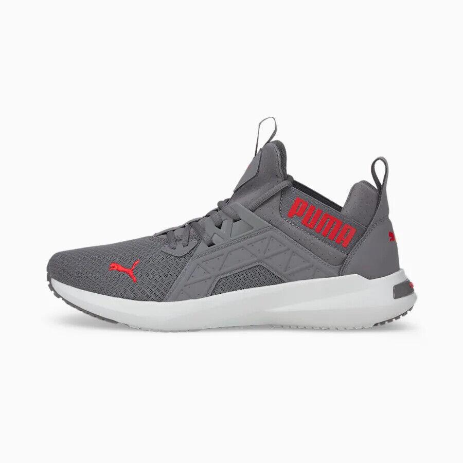 Puma Men`s Softride Enzo Nxt Wide Men`s Running Shoes Red Black Gray p CASTLEROCK-High Risk Red