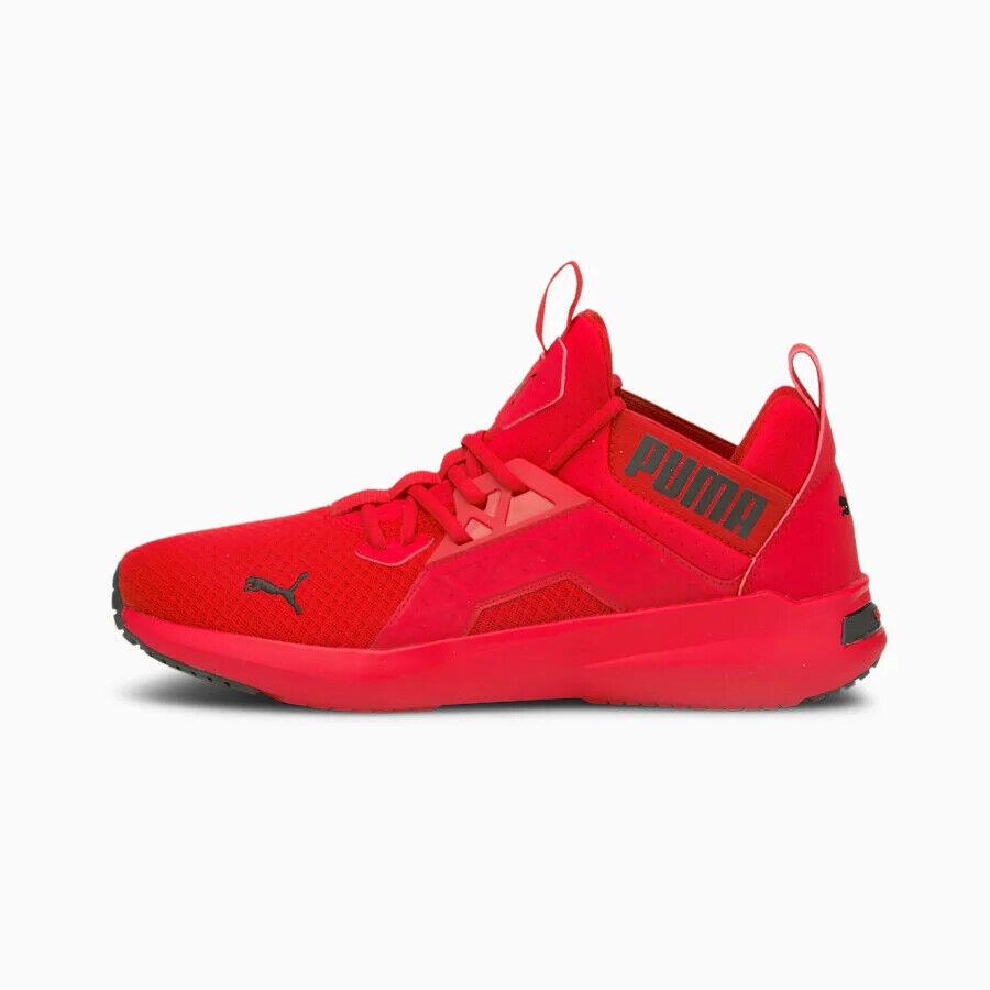 Puma Men`s Softride Enzo Nxt Wide Men`s Running Shoes Red Black Gray p High Risk Red-Puma Black