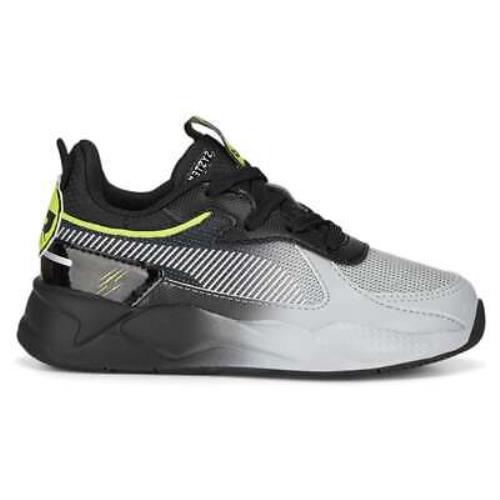 Puma Miraculous X Rsx Lace Up Youth Miraculous X Rsx Lace Up Youth Boys Grey Sneakers Casual Shoes 39182501 - Grey