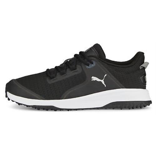 Puma Fusion Grip Golf Shoes 377527-02 Black/silver Men`s - Black