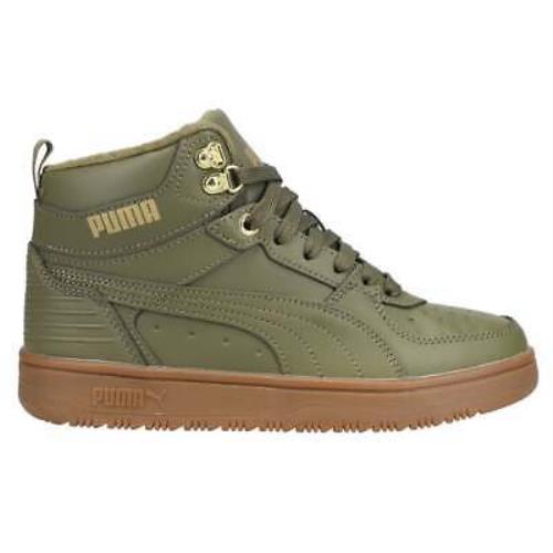 Puma Rebound Rugged High Top Mens Size 4.5 M Sneakers Casual Shoes 38759203 - Green