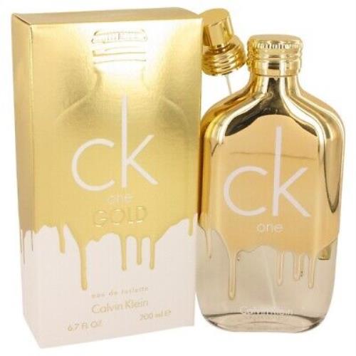 CK One Gold Calvin Klein 6.7 oz / 200 ml Eau de Toilette Unisex Perfume Spray