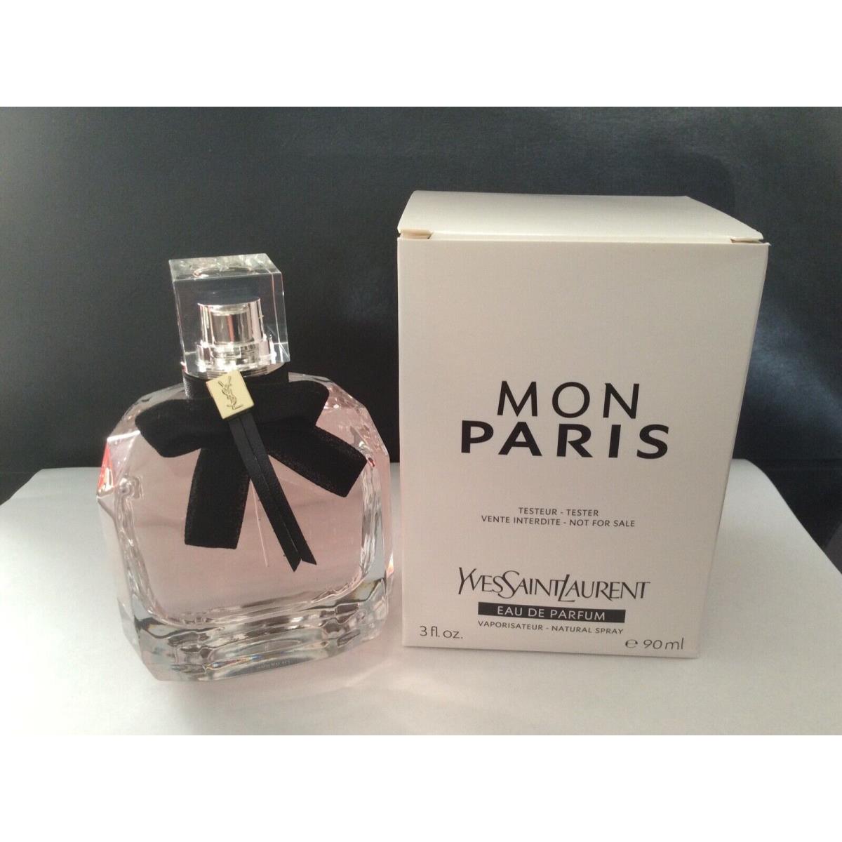 Ysl Yves Saint Laurent Mon Paris Perfume Edt 3.0 OZ Spray Packaging AS Shown