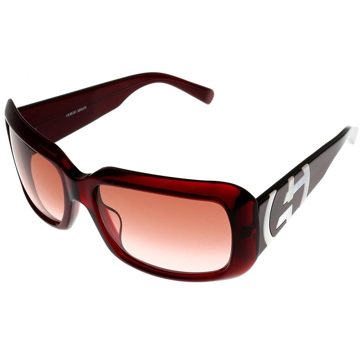 Giorgio Armani Sunglasses Women Shiny Red Maroon GA 459/F/S E67TT